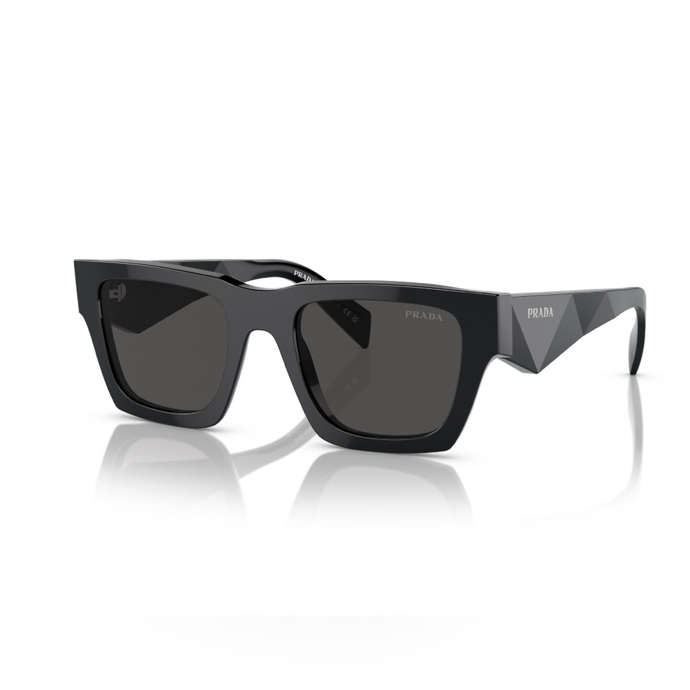 Prada PR A06S Geometric Black Sunglasses